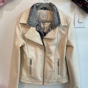 Habitual Kids Denim and Faux Leather Jacket